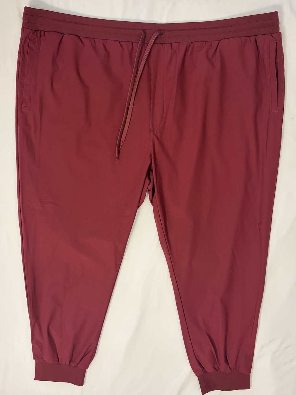 Society of One 4x Performance Double-Knit Ribbed-Hem Joggers